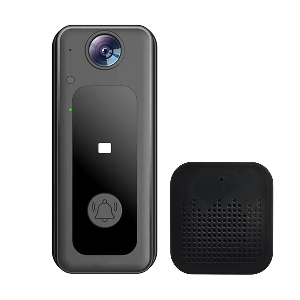Doorbell Camera Wireless with Chime, Video Doorbell,Smart Wireless Remote Video Doorbell Intelligent Visual Doorbell Home Intercom HD Night Vision Wifi Rechargeable Security Door Doorbell