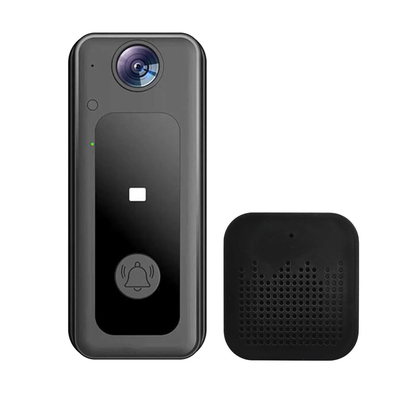 Doorbell Camera Wireless with Chime, Video Doorbell,Smart Wireless Remote Video Doorbell Intelligent Visual Doorbell Home Intercom HD Night Vision Wifi Rechargeable Security Door Doorbell